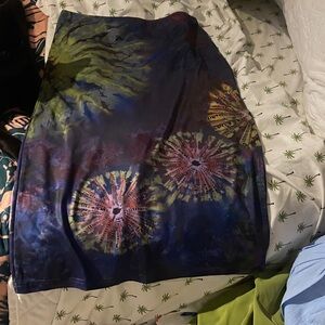 SHEIN Tie Dye Print Skirt
